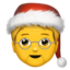 Download Mx Claus emoji, Apple style