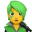 Singer emoji, Apple design