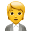 Download Office Worker emoji, Apple style