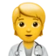 Health Worker emoji, Apple design