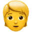 Download Person emoji, Apple style