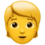 Person emoji, Apple design