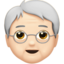 Older Person, Light skin tone