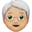 Older Person, Medium-light skin tone