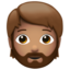 Person: Beard, Medium skin tone