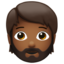 Person: Beard, Medium-dark skin tone