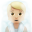 Person in Steamy Room, Medium-light skin tone