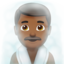 Man Steamy Room, Medium-dark skin tone