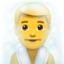 Man Steamy Room emoji, Apple design