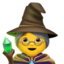 Download Woman Mage emoji, Apple style