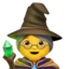 Woman Mage emoji, Apple design
