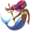 Mermaid, Medium-dark skin tone