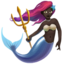 Mermaid, Dark skin tone