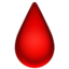 Drop Of Blood emoji, Apple design