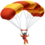Parachute emoji on iPhone
