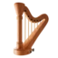 Harp emoji on iPhone