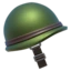 Military Helmet emoji on iPhone
