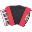 Accordion emoji, Apple design