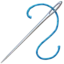 Sewing Needle emoji on iPhone
