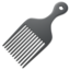 Hair Pick emoji, Apple design