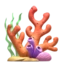 Coral emoji on iPhone