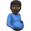 Pregnant Man, Dark skin tone
