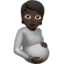 Pregnant Person, Dark skin tone