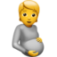 Download Pregnant Person emoji, Apple style
