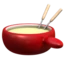 Fondue emoji on iPhone