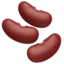 Beans emoji on iPhone