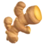 Ginger Root emoji on iPhone