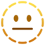 Download Dotted Line Face emoji, Apple style