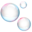 Bubbles emoji on iPhone