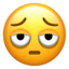Download Face With Bags Under Eyes emoji, Apple style