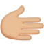 Rightwards Hand, Medium-light skin tone