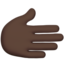 Rightwards Hand, Dark skin tone