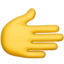 Rightwards Hand emoji on iPhone