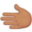 Leftwards Hand, Medium skin tone