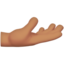 Palm Up Hand, Medium skin tone