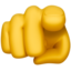 Index Pointing at the Viewer emoji, Apple design