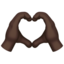 Heart Hands, Dark skin tone