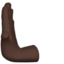 Leftwards Pushing Hand, Dark skin tone