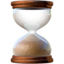 Hourglass Done emoji, Apple design