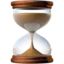Hourglass Not Done emoji, Apple design