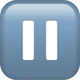 Pause Button emoji, Apple design