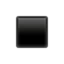 Black Small Square emoji, Apple design