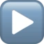 Play Button emoji, Apple design