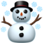 Snowman emoji PNG