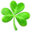 Shamrock emoji, Apple design