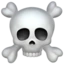 Skull and Crossbones emoji, Apple design